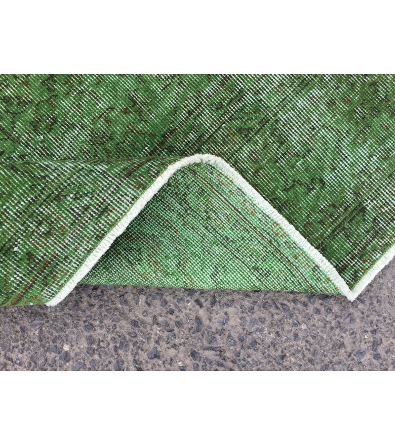 7x10 home decor rug, rustic green brown rug, 6'10 X 9'10 bedroom rug