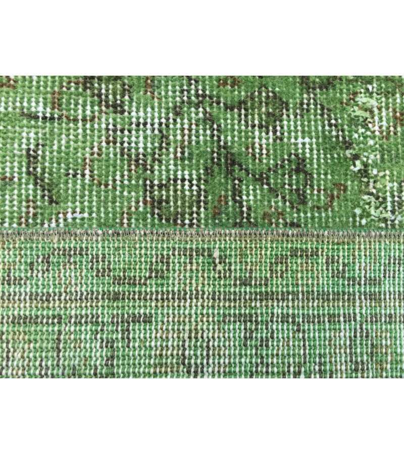 7x10 home decor rug, rustic green brown rug, 6'10 X 9'10 bedroom rug