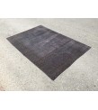 5x7 dark deco dining room rug, distressed rug, retro bedroom rug