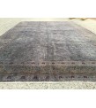 5x7 dark deco dining room rug, distressed rug, retro bedroom rug