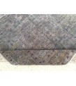 5x7 dark deco dining room rug, distressed rug, retro bedroom rug