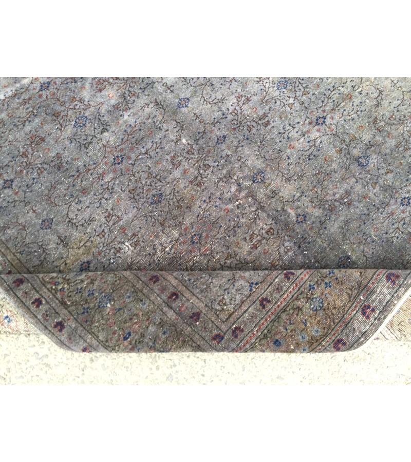 5x7 dark deco dining room rug, distressed rug, retro bedroom rug