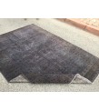 5x7 dark deco dining room rug, distressed rug, retro bedroom rug