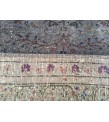 5x7 dark deco dining room rug, distressed rug, retro bedroom rug
