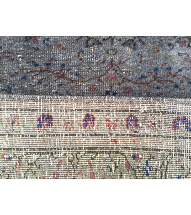 5x7 dark deco dining room rug, distressed rug, retro bedroom rug