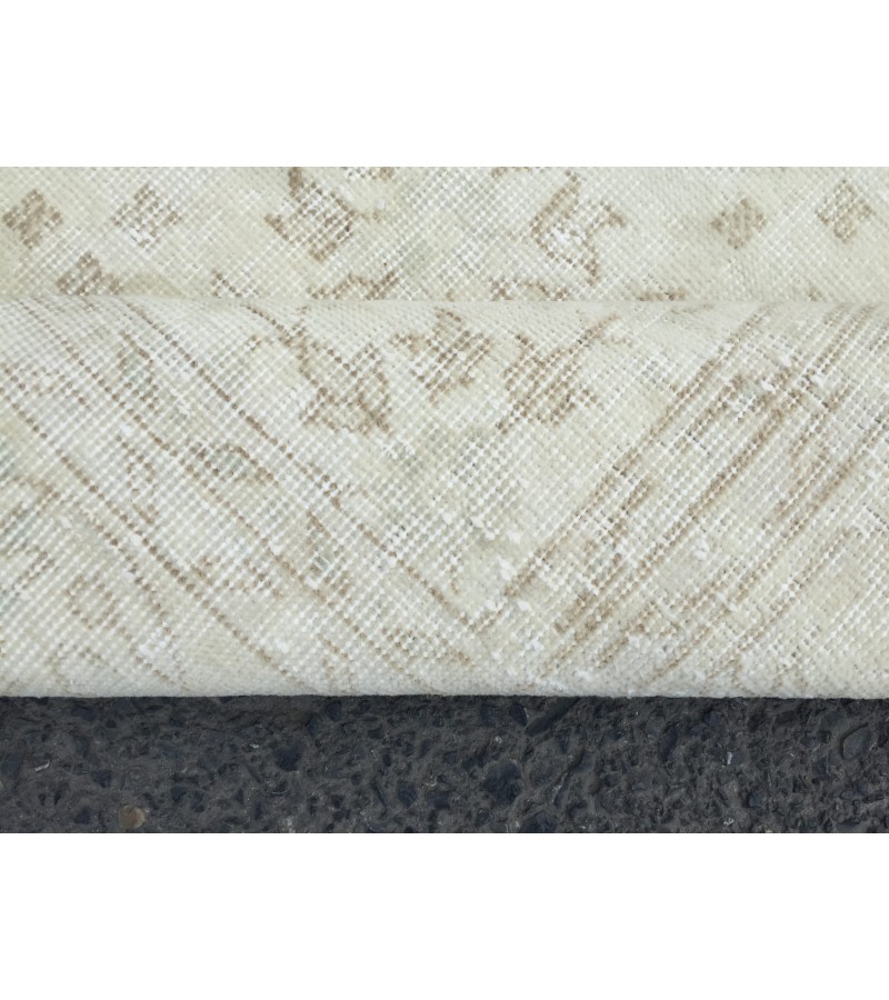 7x10 rug for living room, retro bedroom rug, dining room rug, 6'6 X 9'11 Ivory Area Rug