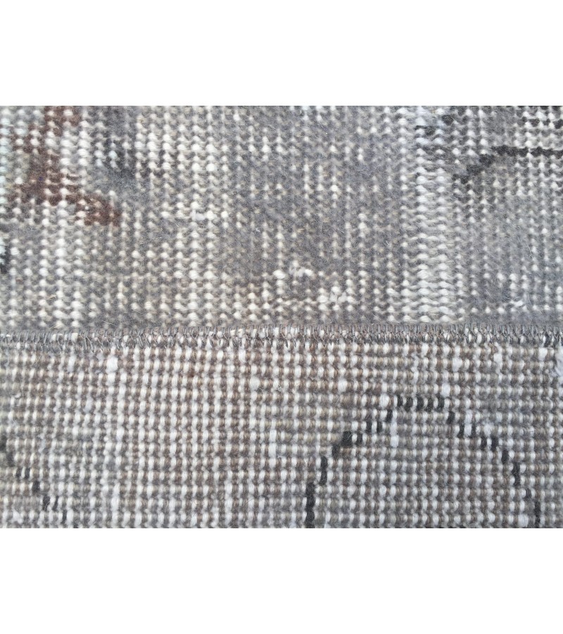 6x10 hand woven rug, grey brown office rug, Turkish rug ,6'1 X 9'6 Handmade Rug