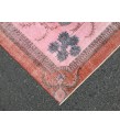 7x10 rug for living room, hand woven rug, , 7'1 X 9'11 Turkish green pink orange area rug