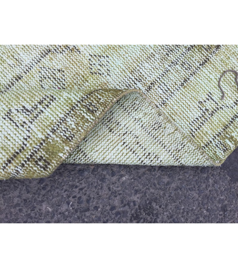6x10 distressed green rug, ,Area rug, 5'9 X 9'6 Rug for bedroom, Boho rug