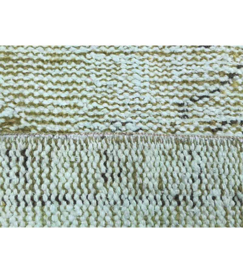 6x10 distressed green rug, ,Area rug, 5'9 X 9'6 Rug for bedroom, Boho rug