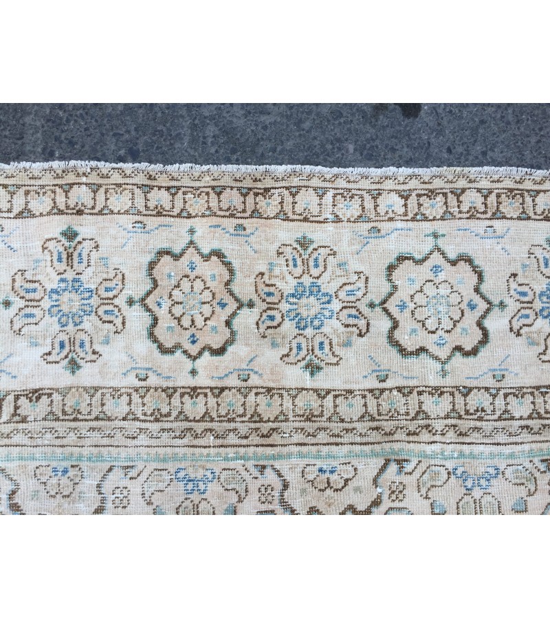 10x13 retro area rug, Persian living room rug, 9'6 X 12'7 woven rug