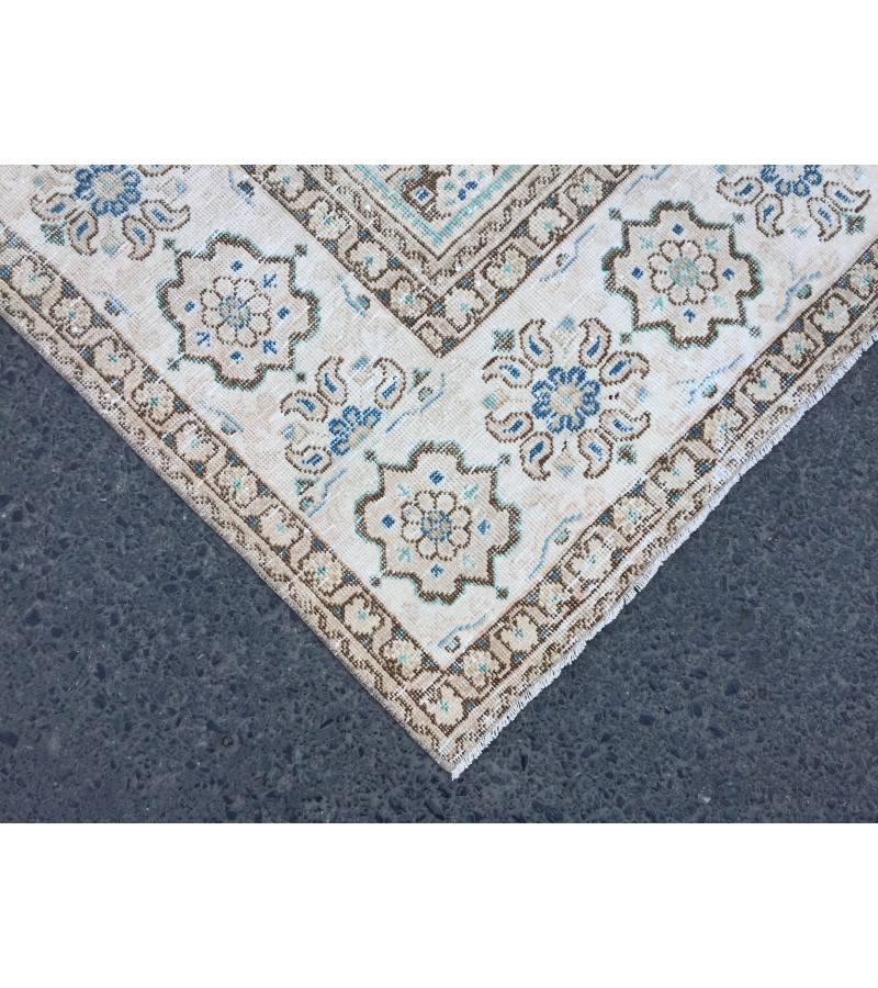 10x13 retro area rug, Persian living room rug, 9'6 X 12'7 woven rug