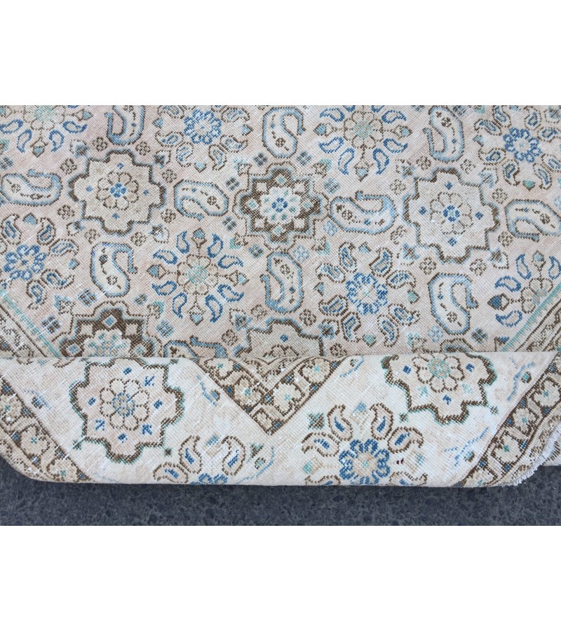 10x13 retro area rug, Persian living room rug, 9'6 X 12'7 woven rug
