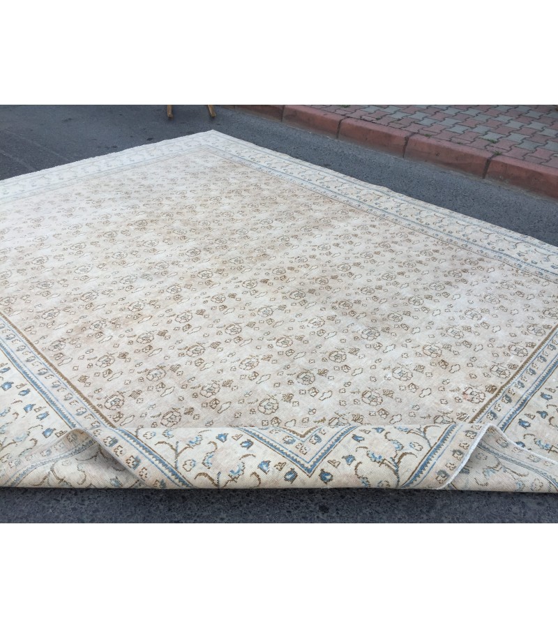 9x12 Persian handmade living room rug , Bedroom Rug, 9'3 X 12'1 Vintage wool rug