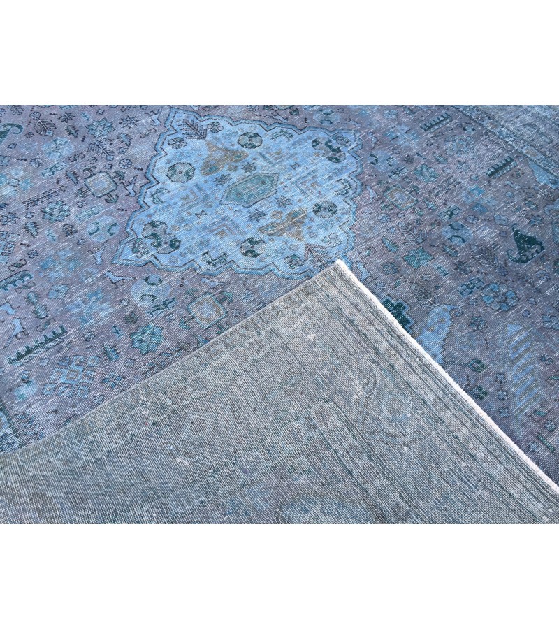 8x10 vintage nomadic rug, distressed rug, rug for living room, 7'6 X 10'3 Area Rug