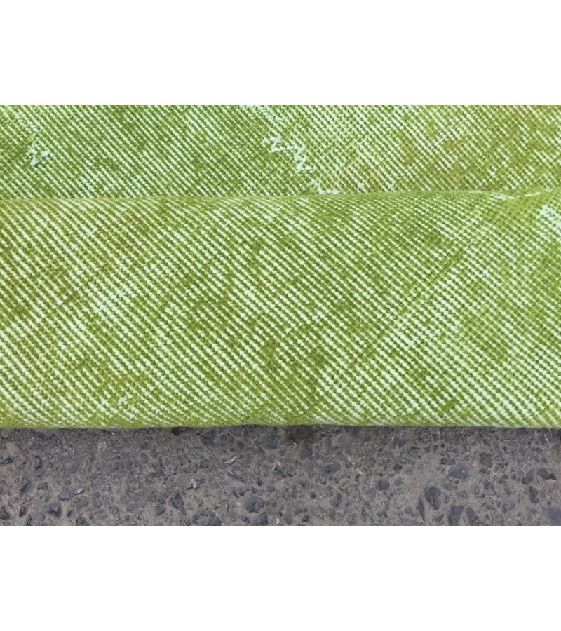 6x10 simple pattern green rug, dining room rug, bed plan rug, 6'5 X 9'10 Boho rug