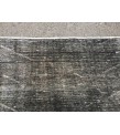5x9 distressed farmhouse rug, vintage Turkish rug , 5'1 x 9'4 black brown rug
