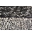 5x9 distressed farmhouse rug, vintage Turkish rug , 5'1 x 9'4 black brown rug
