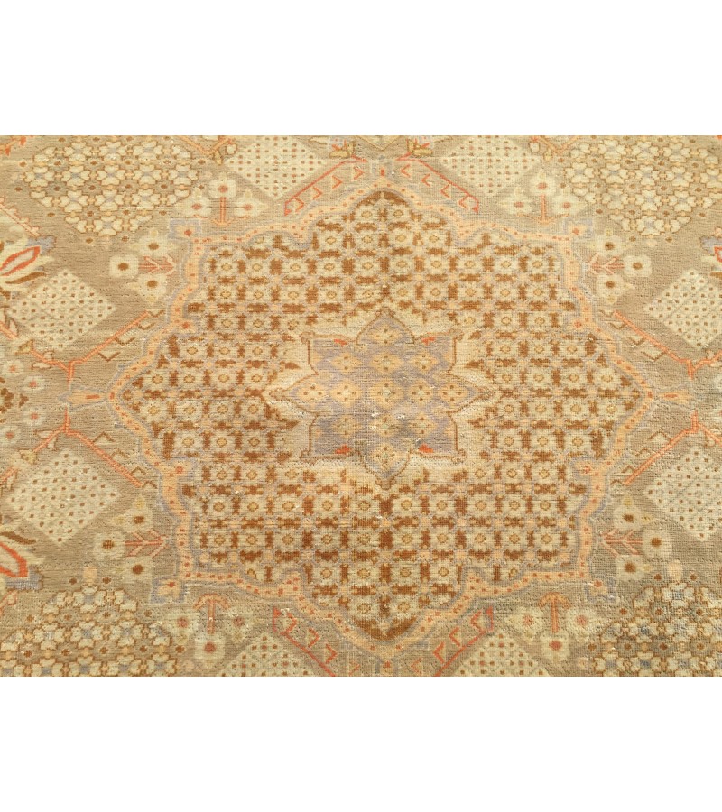 10x13 retro Turkish rug,wool woven rug, 9'6 x 12'9 Area rug, vintage rug, Living room rug, Bedroom rug
