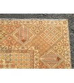 10x13 retro Turkish rug,wool woven rug, 9'6 x 12'9 Area rug, vintage rug, Living room rug, Bedroom rug