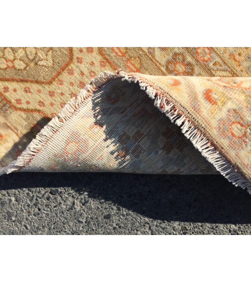 10x13 retro Turkish rug,wool woven rug, 9'6 x 12'9 Area rug, vintage rug, Living room rug, Bedroom rug