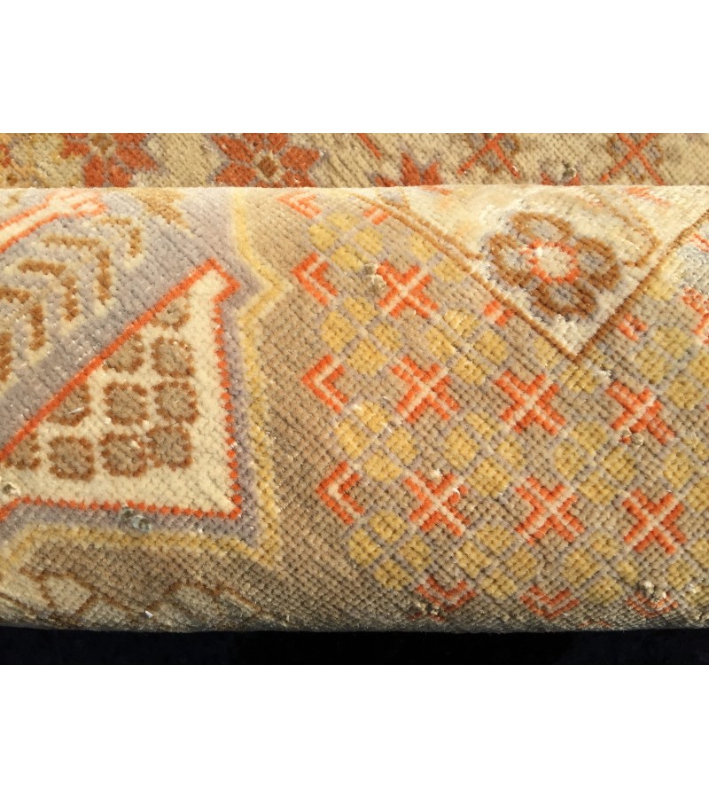 10x13 retro Turkish rug,wool woven rug, 9'6 x 12'9 Area rug, vintage rug, Living room rug, Bedroom rug