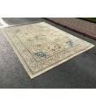 9x13 70's handmade rug beige with hint of pink, Vintage Rug , 9'4 X 13'1 Bedroom Rug, Living Room Rug