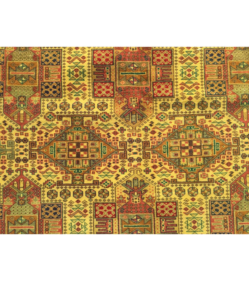 Turkish rug 6x9 , Living room rug 6'4 x 9'5 , yellow green Kitchen rug ,Oushak Rug, Vintage Rug, Anatolian Rug,Faded Rug