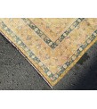9x13 hand knotted vintage rug, Living room rugs , handmade area rug, 9'3 x 12'8 beige vintage rug