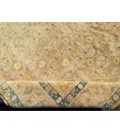 9x13 hand knotted vintage rug, Living room rugs , handmade area rug, 9'3 x 12'8 beige vintage rug