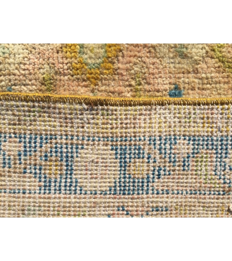 9x13 hand knotted vintage rug, Living room rugs , handmade area rug, 9'3 x 12'8 beige vintage rug