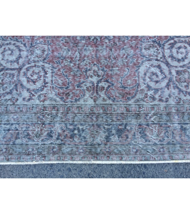 6x10 retro dining room rug, ,Boho Red Rug, 5'11 X 10' Bedroom Rug
