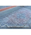 6x10 retro dining room rug, ,Boho Red Rug, 5'11 X 10' Bedroom Rug