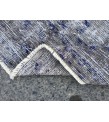 6x9 vintage area rug, distressed grey blue Rug , 6'2 X 8'9 Handmade Rug