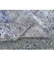 6x9 vintage area rug, distressed grey blue Rug , 6'2 X 8'9 Handmade Rug
