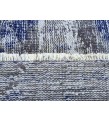 6x9 vintage area rug, distressed grey blue Rug , 6'2 X 8'9 Handmade Rug
