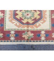 5x8 soft wool hand woven geometric rug, unique Bedroom Rug