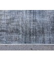 6x9 vintage bed plan rug, dark decor rug, distressed rug, 5'9 X 9'3 Handmade Rug