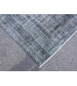 6x9 vintage bed plan rug, dark decor rug, distressed rug, 5'9 X 9'3 Handmade Rug