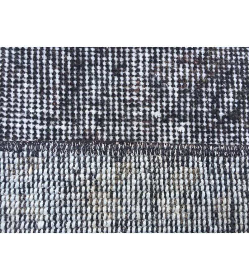 6x9 vintage bed plan rug, dark decor rug, distressed rug, 5'9 X 9'3 Handmade Rug