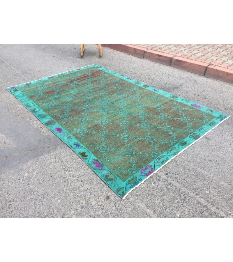 6x9 Turkish area rug, home decor rug, , 5'6 X 9' Living Room Rug, Oriental rug