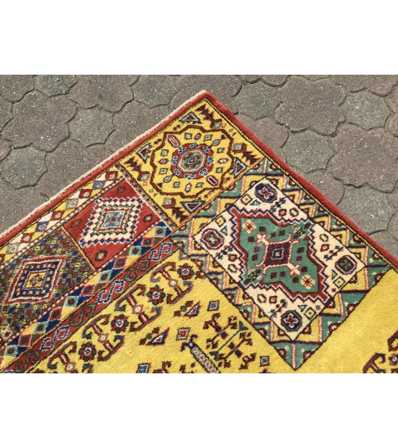 Handmade rug 7x9 , Unique Turkish Oushak Rug , 6'6 X 9'4 Turkish Rug soft , Wool rug , handmade rug