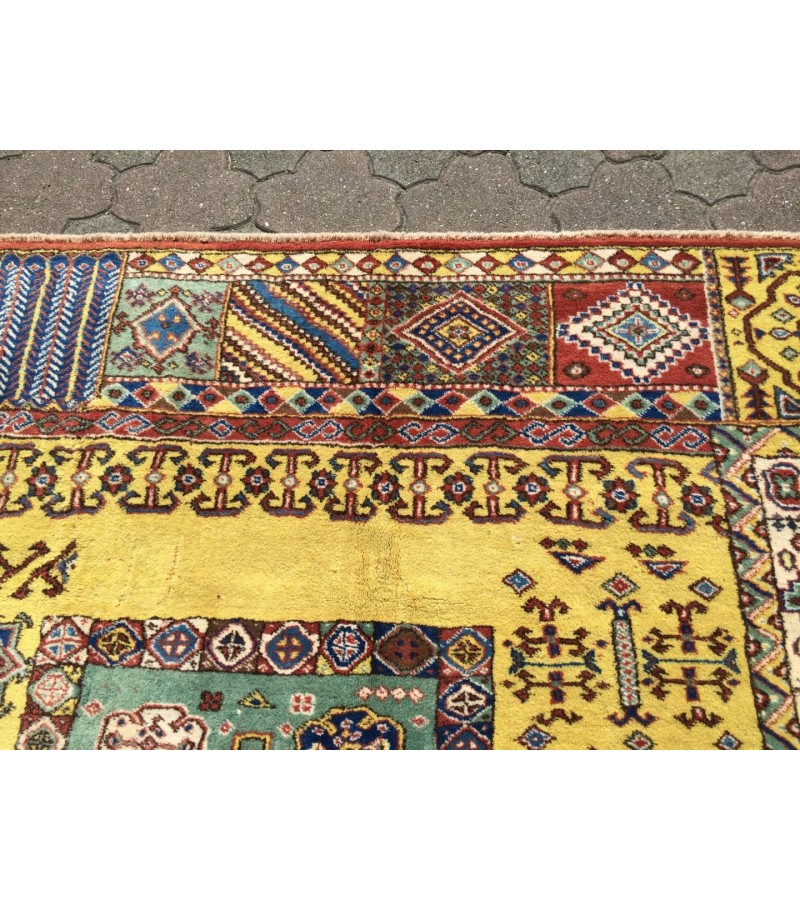 Handmade rug 7x9 , Unique Turkish Oushak Rug , 6'6 X 9'4 Turkish Rug soft , Wool rug , handmade rug