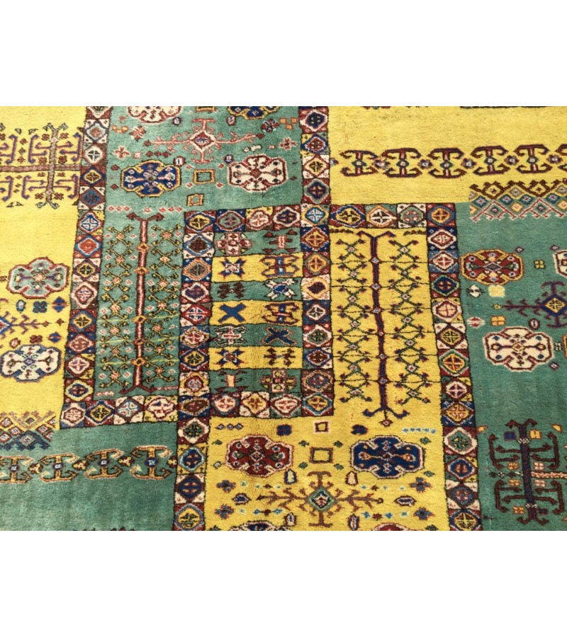 Handmade rug 7x9 , Unique Turkish Oushak Rug , 6'6 X 9'4 Turkish Rug soft , Wool rug , handmade rug