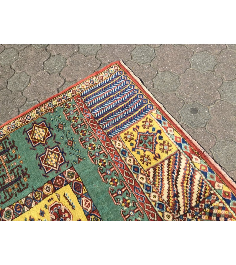 Handmade rug 7x9 , Unique Turkish Oushak Rug , 6'6 X 9'4 Turkish Rug soft , Wool rug , handmade rug