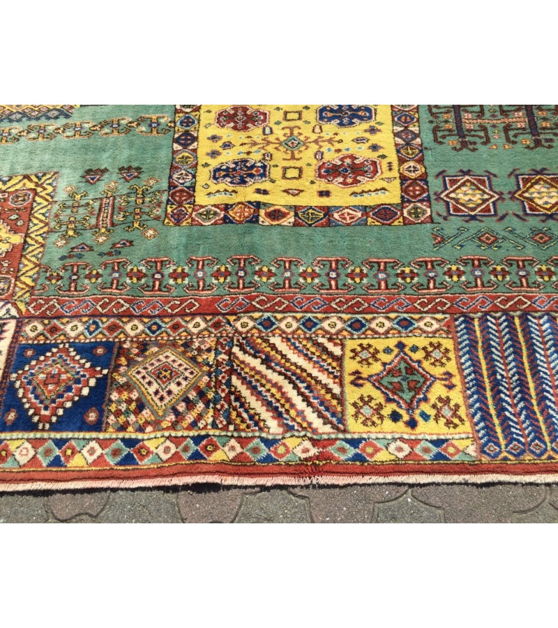 Handmade rug 7x9 , Unique Turkish Oushak Rug , 6'6 X 9'4 Turkish Rug soft , Wool rug , handmade rug