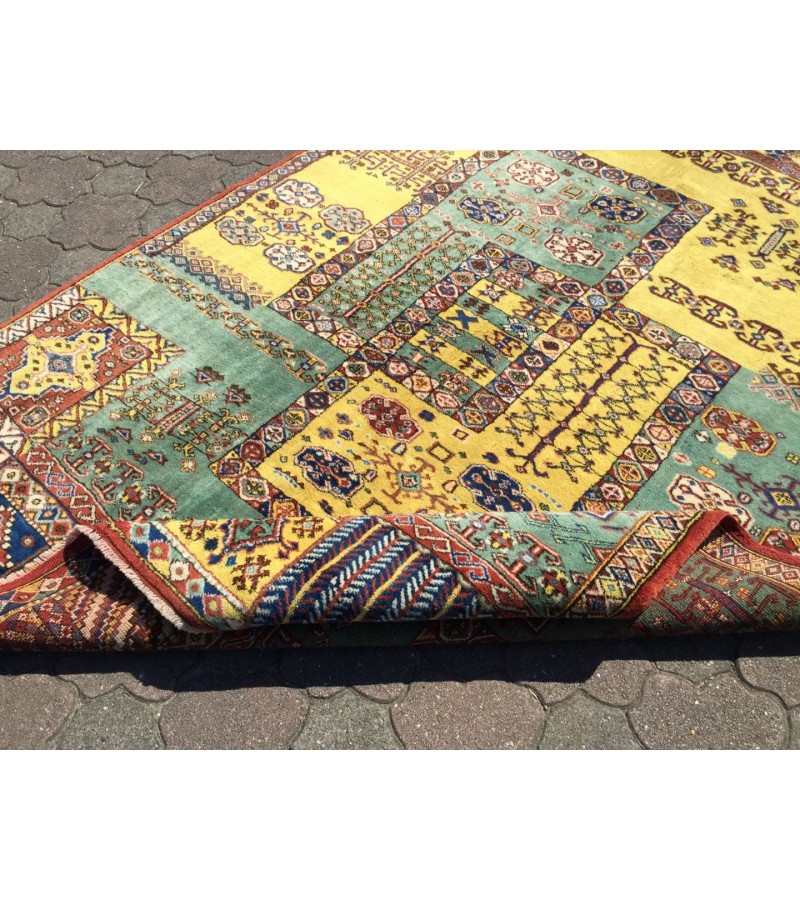 Handmade rug 7x9 , Unique Turkish Oushak Rug , 6'6 X 9'4 Turkish Rug soft , Wool rug , handmade rug