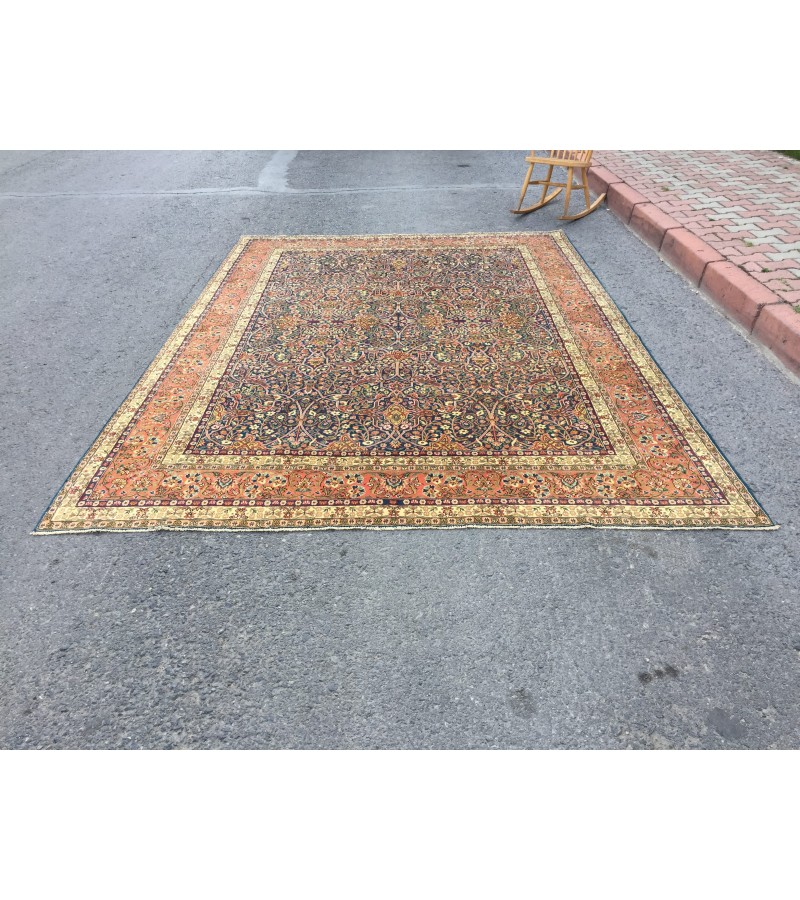 8x11 home decor rug, Turkish area rug, 7'10 X 11'2 rug for living room