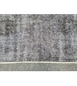 6x10 handmade wool rug, distressed rug, 6'1 X 9'11 dining room Rug