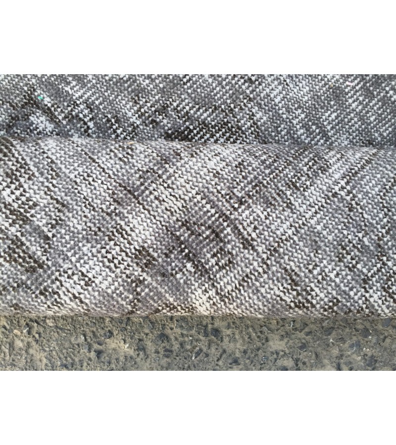 6x10 handmade wool rug, distressed rug, 6'1 X 9'11 dining room Rug